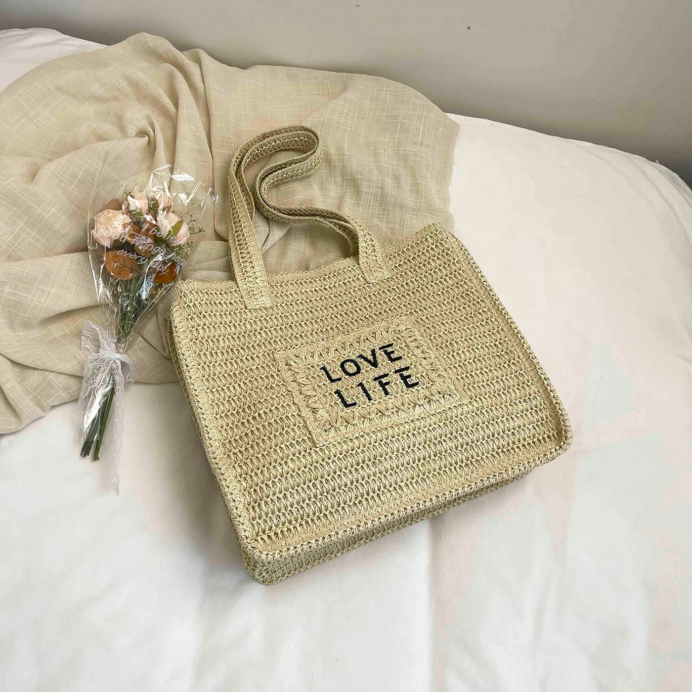 Ciutadella - Straw Beach Tote