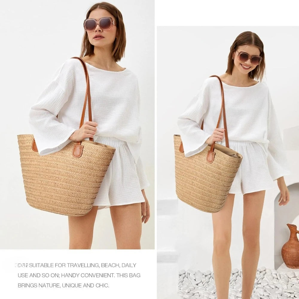 Vieste - Straw Bucket Bag