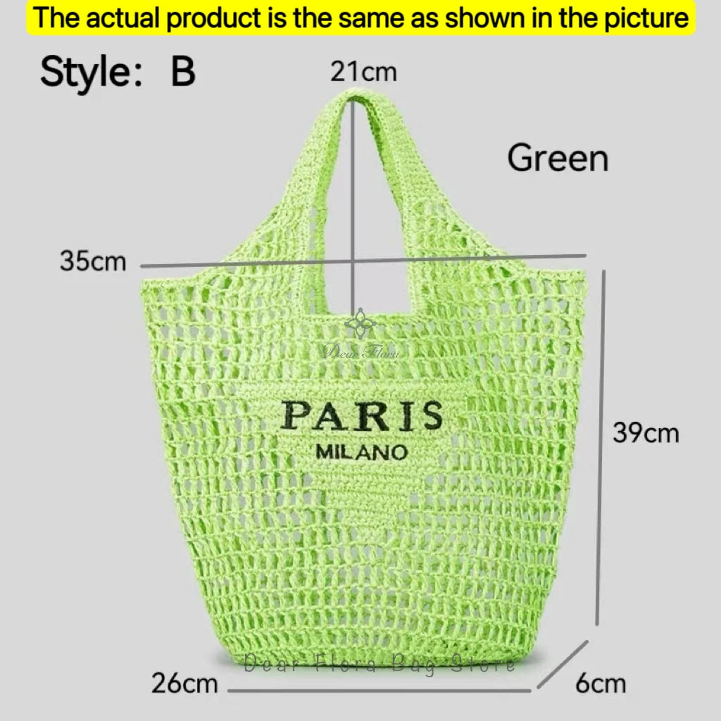 Comillas - Raffia Tote Bag