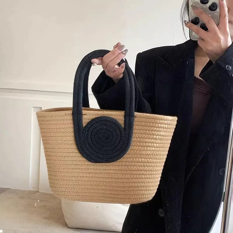 Skopelos - Woven Bucket Bag