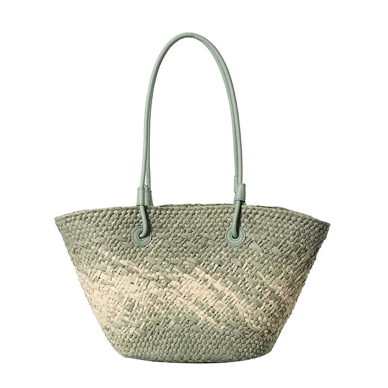 Pizzo - Straw Bucket Bag