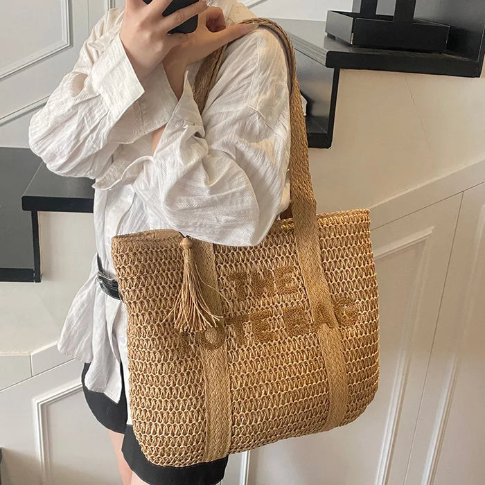 Dubrovnik - Straw Tote Bag