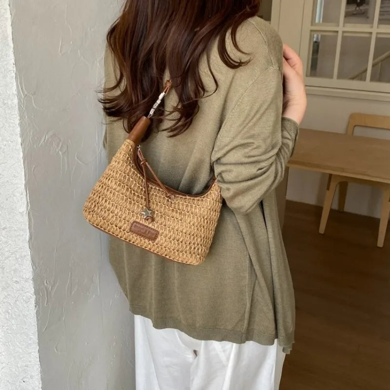Trani - Straw Shoulder Bag