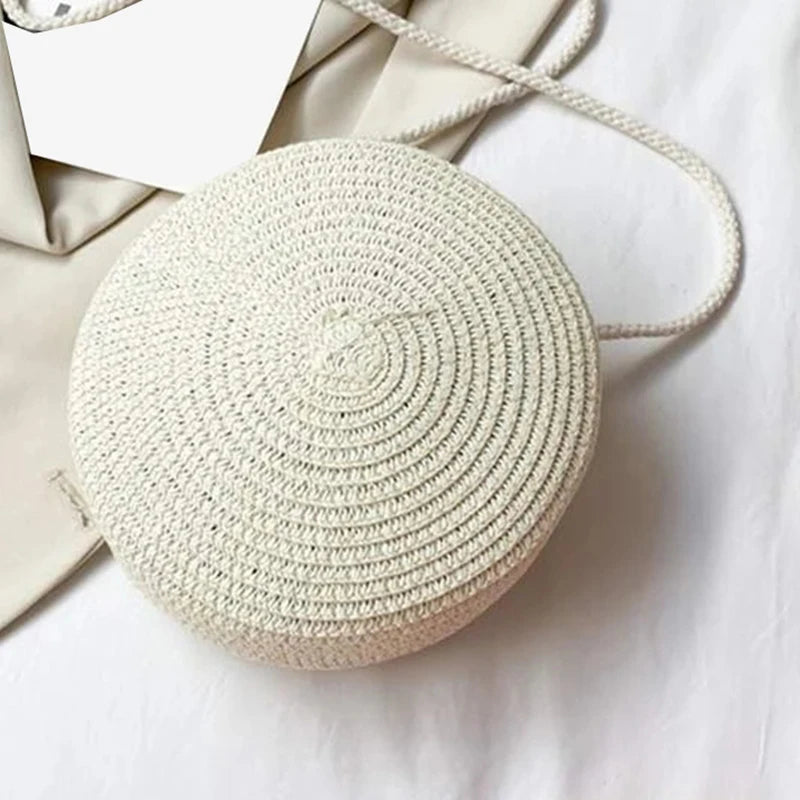 Portovesme - Straw Crossbody Bag
