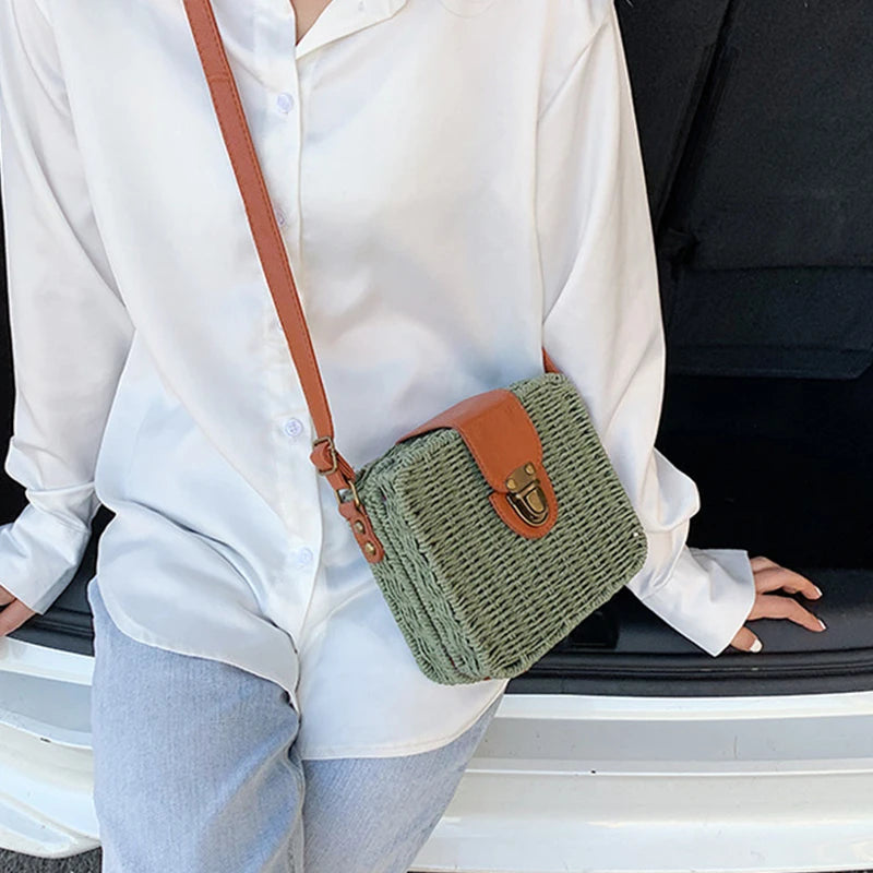 Noli - Rattan Crossbody Bag