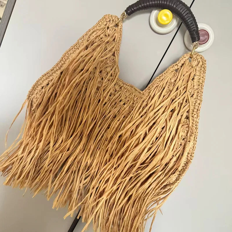 Rovinj - Straw Shoulder Bag