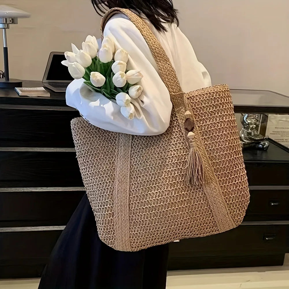 Dubrovnik - Straw Tote Bag