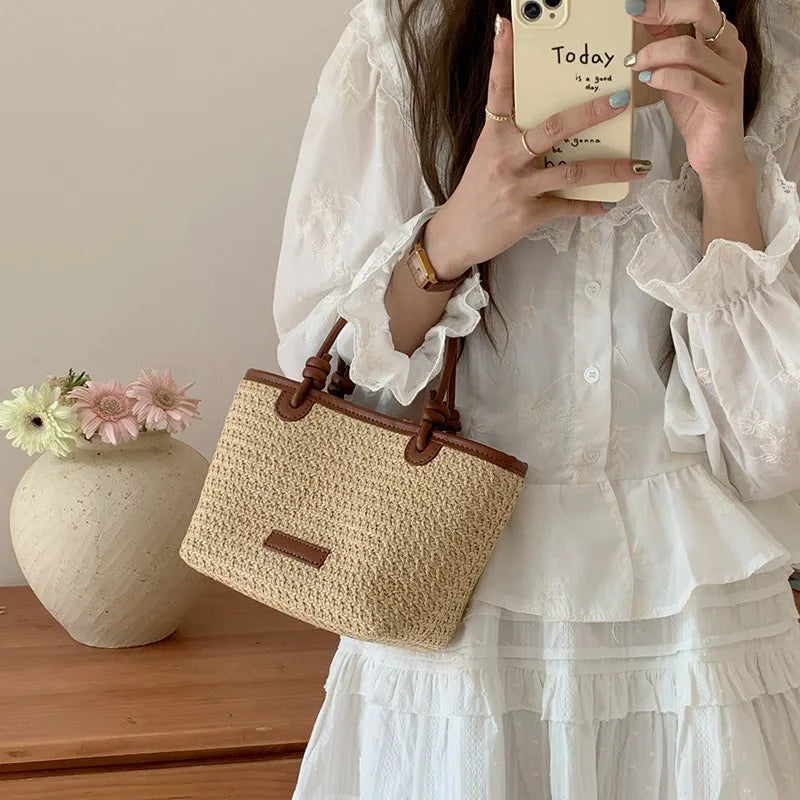 Recco - Straw Crossbody Bag