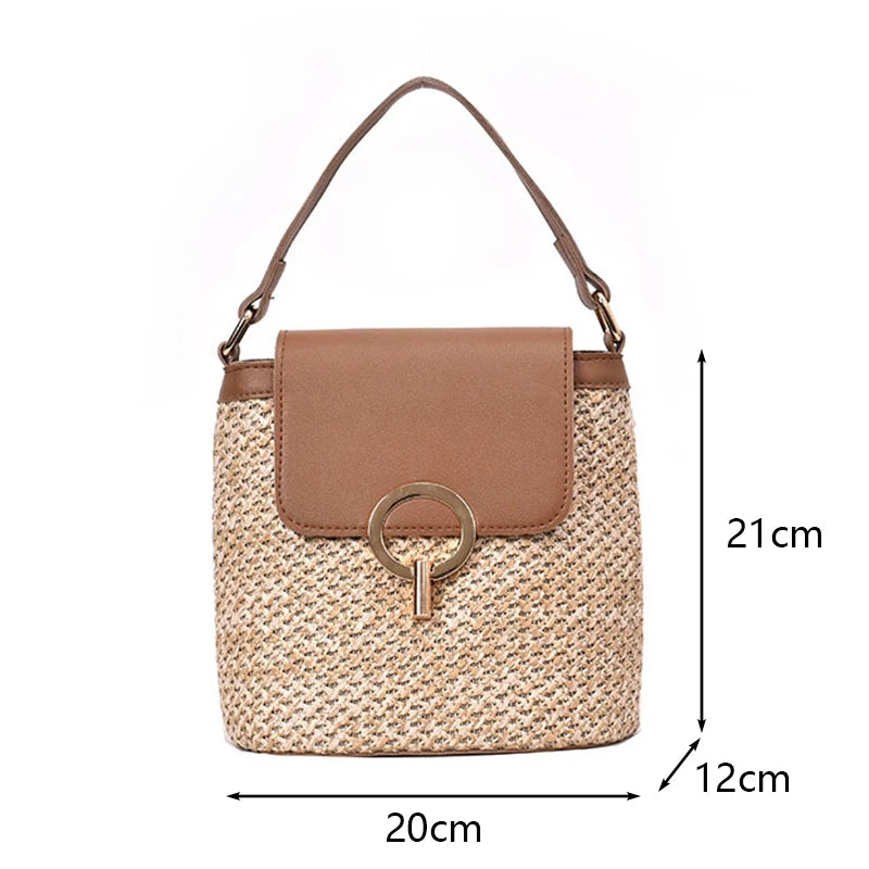 Caprera - Rattan Crossbody Bag