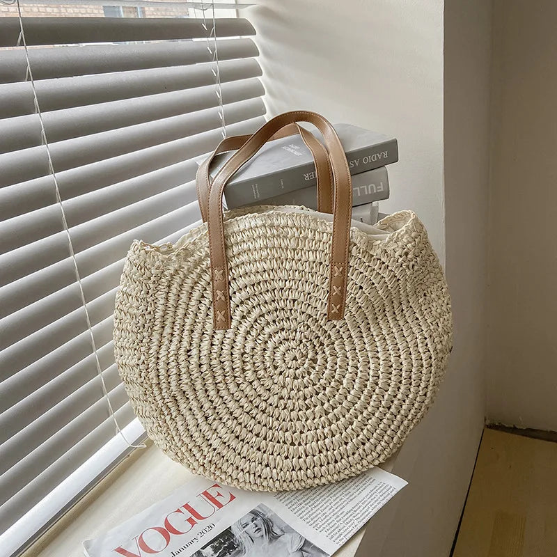 Budva - Round Rattan Bag