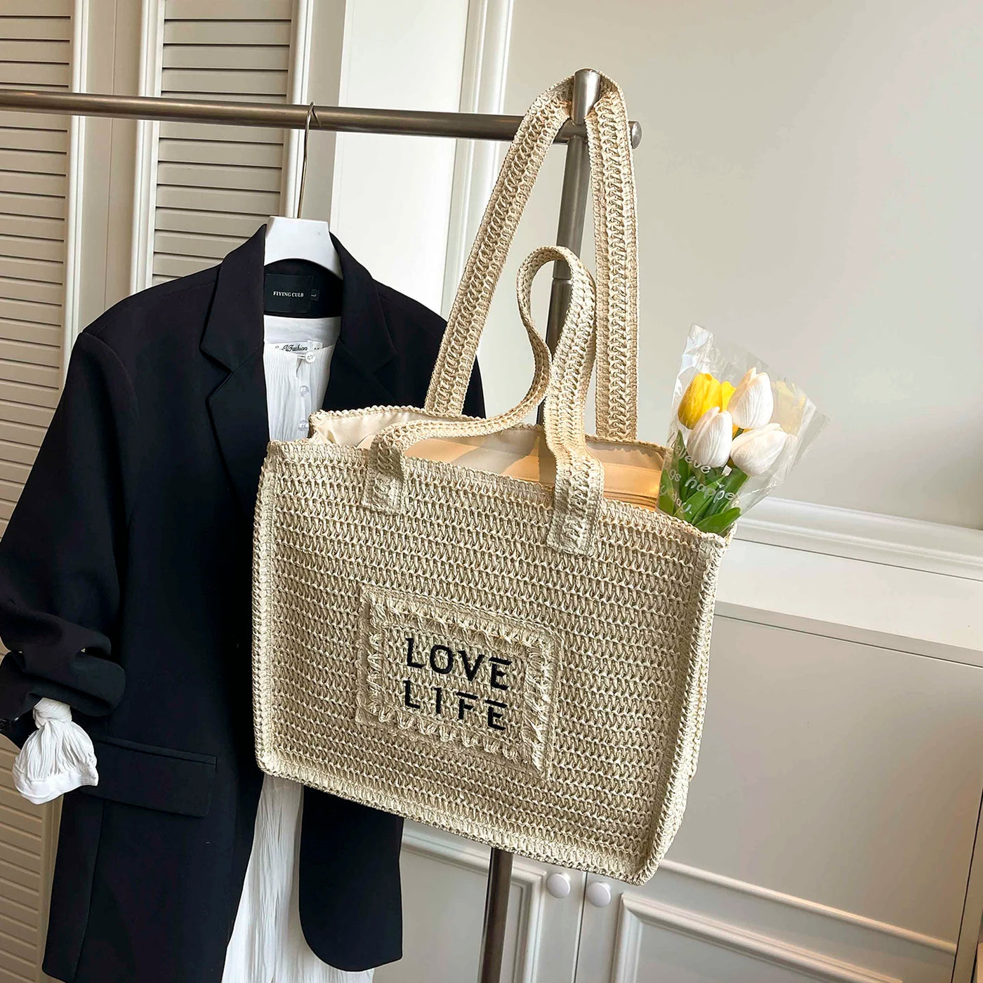 Ciutadella - Straw Beach Tote