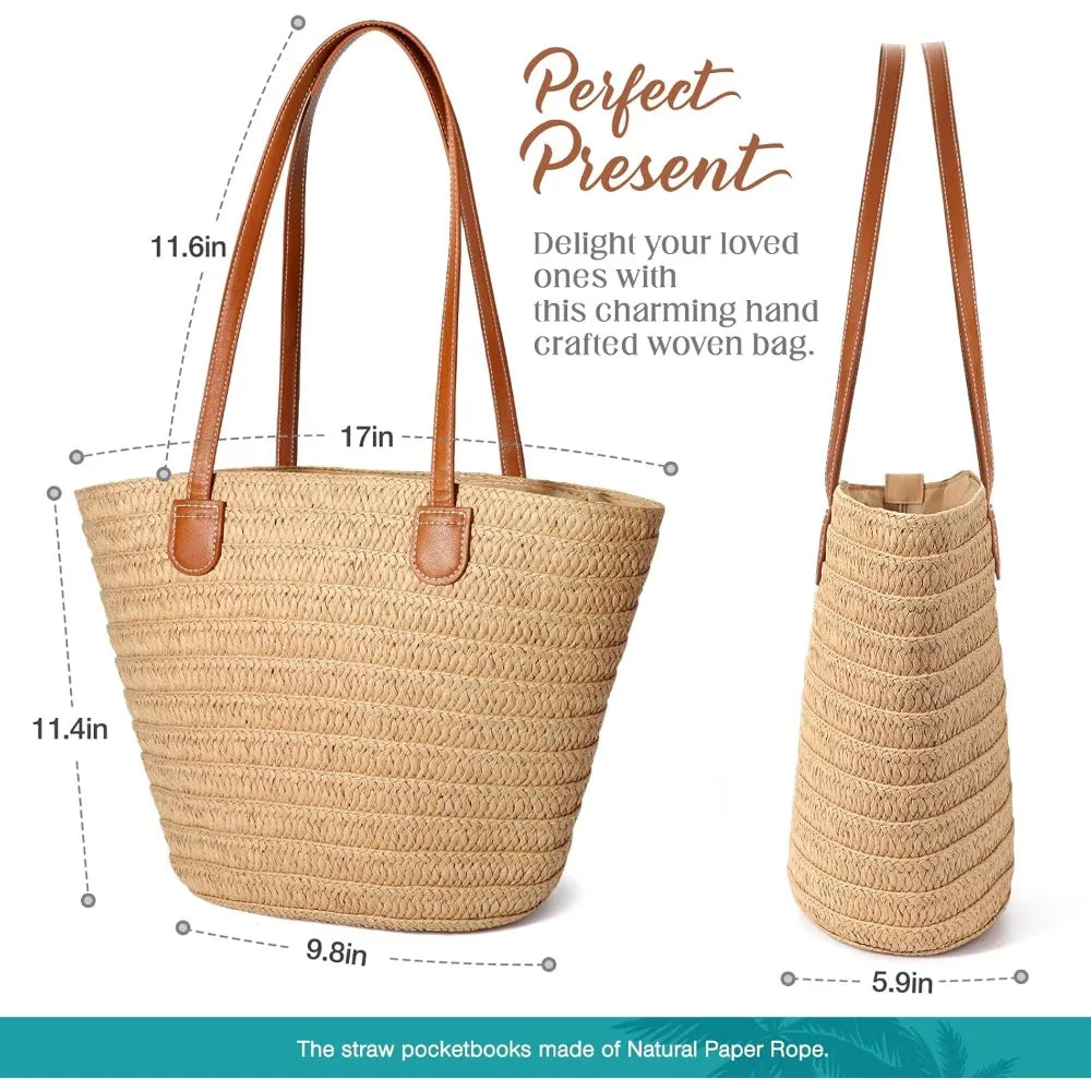 Vieste - Straw Bucket Bag