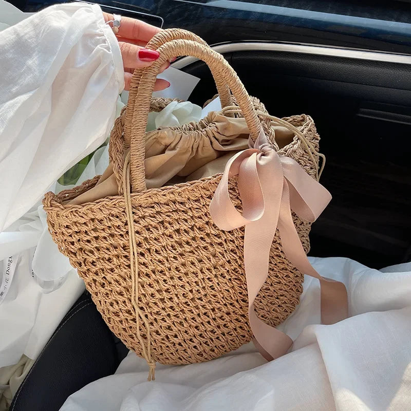 Stintino - Straw Crossbody Bag