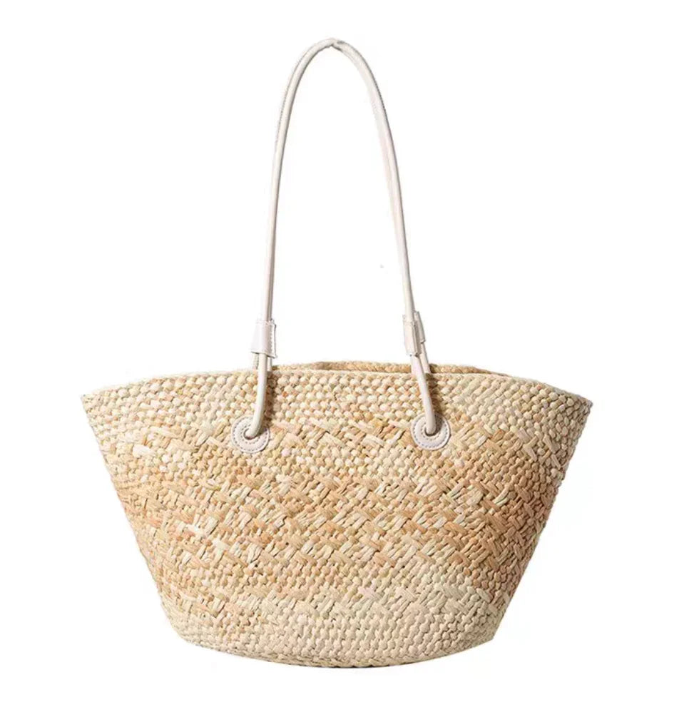 Pizzo - Straw Bucket Bag
