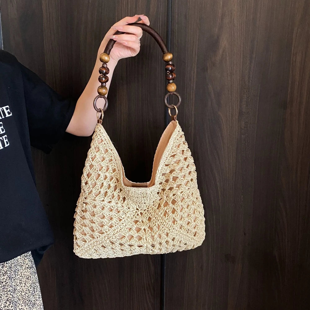 Methoni - Straw Tote Bag