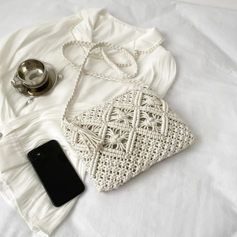 Grimaud - Straw Crossbody Bag