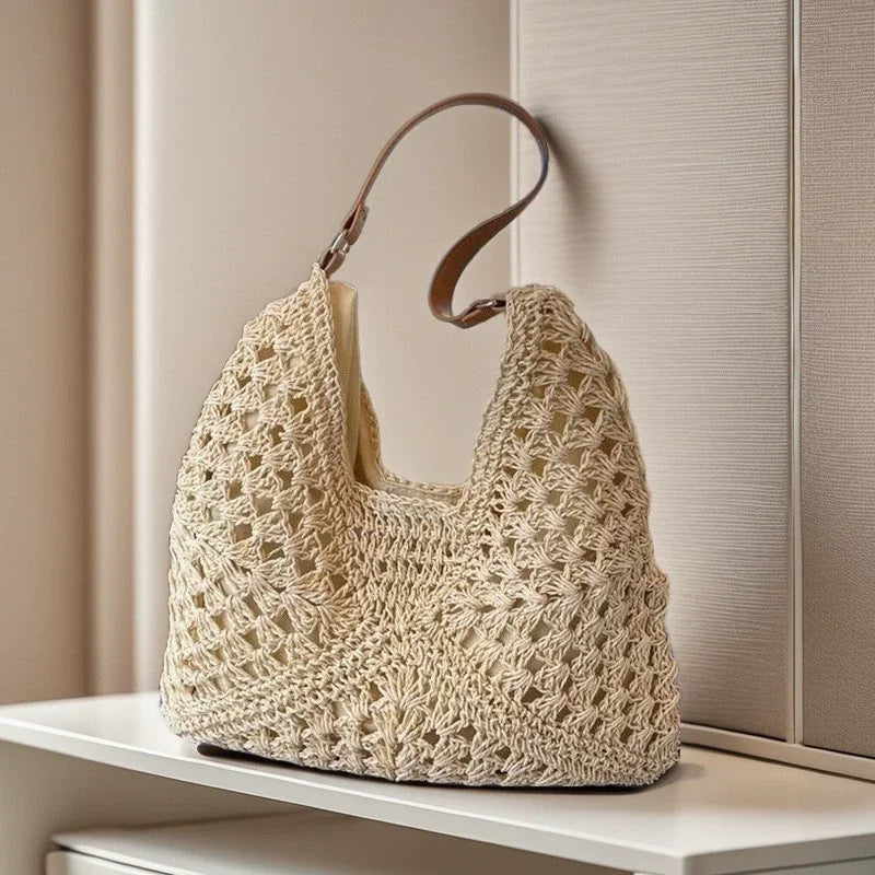Peniscola - Straw Shoulder Bag