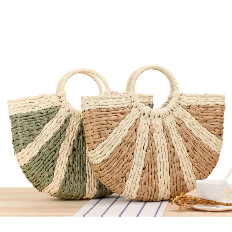 Tossa - Round Straw Bag