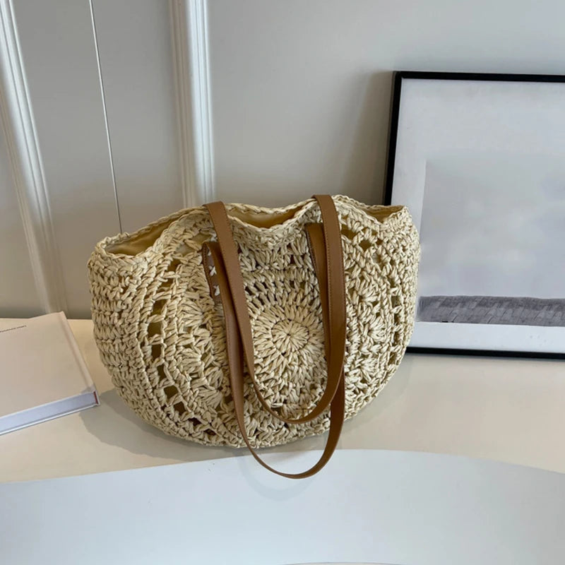 Cala - Round Raffia Bag