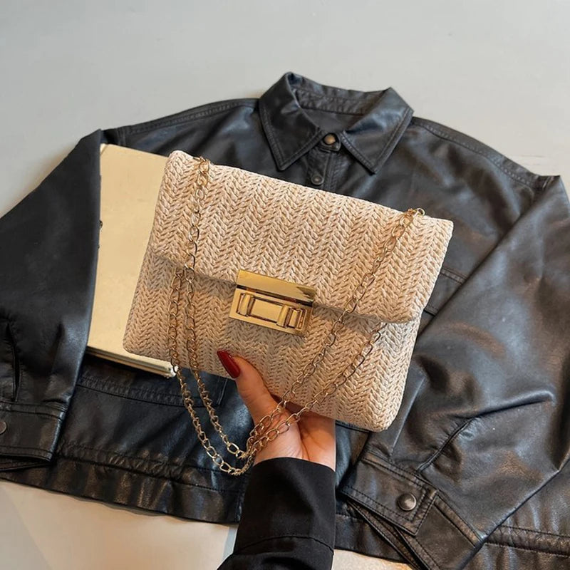 Villasimius - Straw Crossbody Bag