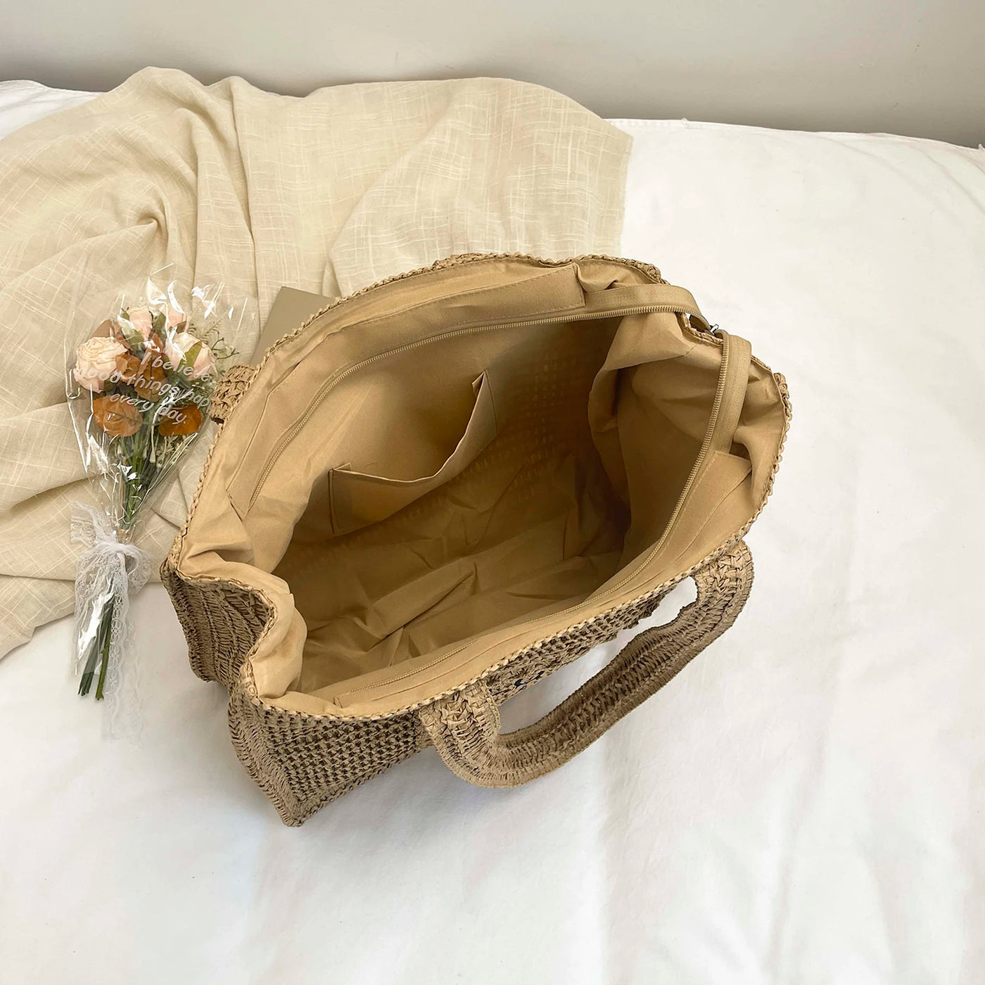 Ciutadella - Straw Beach Tote