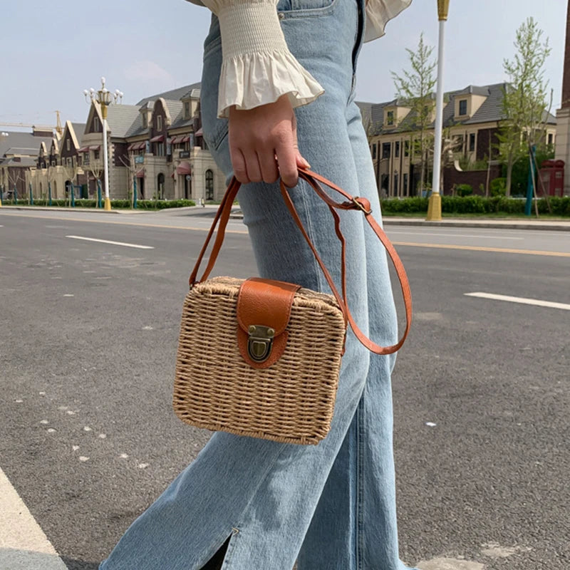 Noli - Rattan Crossbody Bag