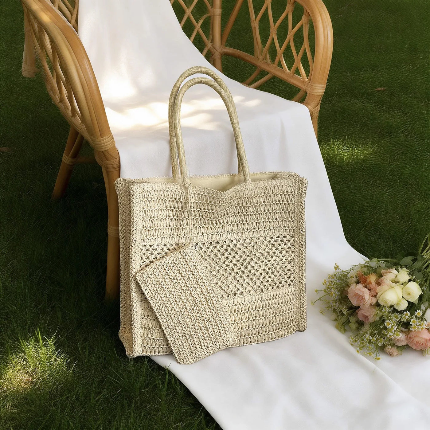Bandol - Straw Shoulder Bag