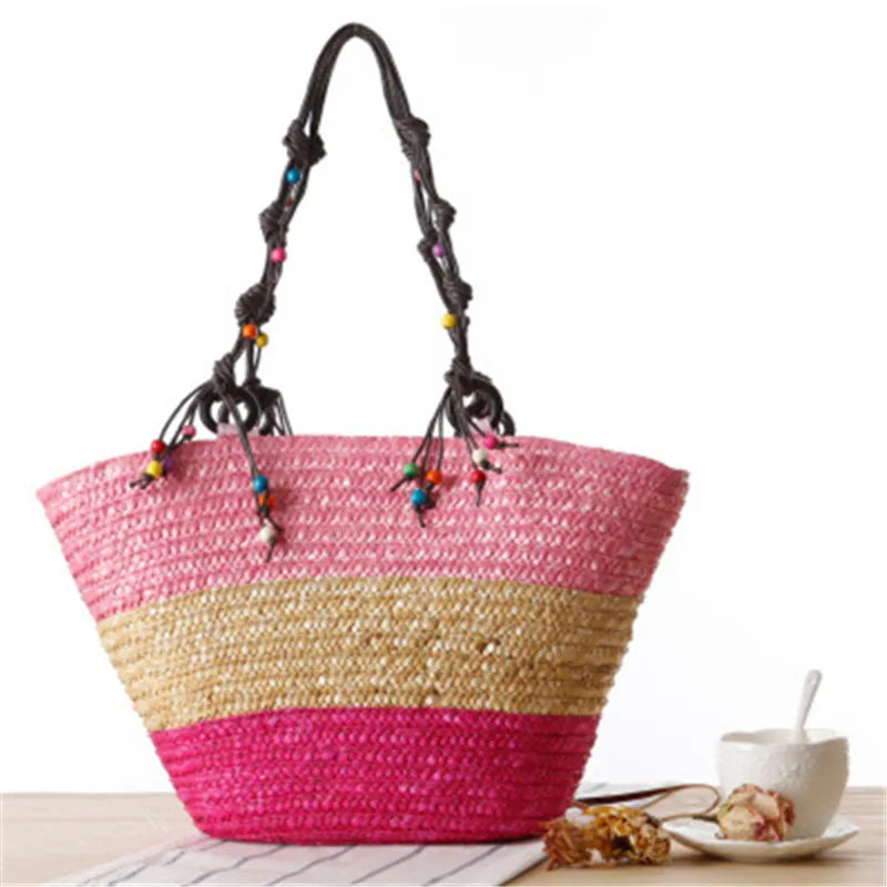 Sibenik - Straw Bucket Bag