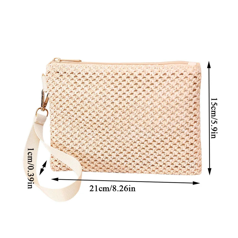 Ramatuelle - Straw Clutch