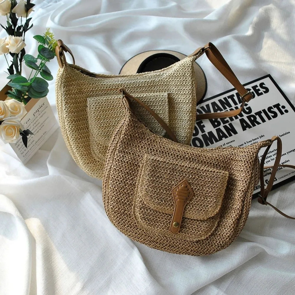 Mljet - Rattan Shoulder Bag
