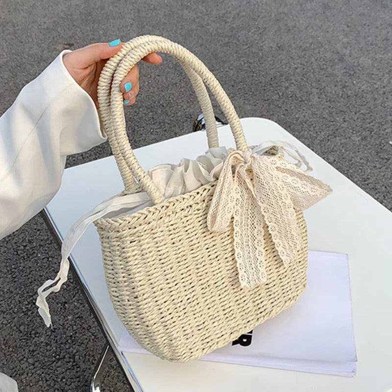 Zadar - Straw Bucket Bag