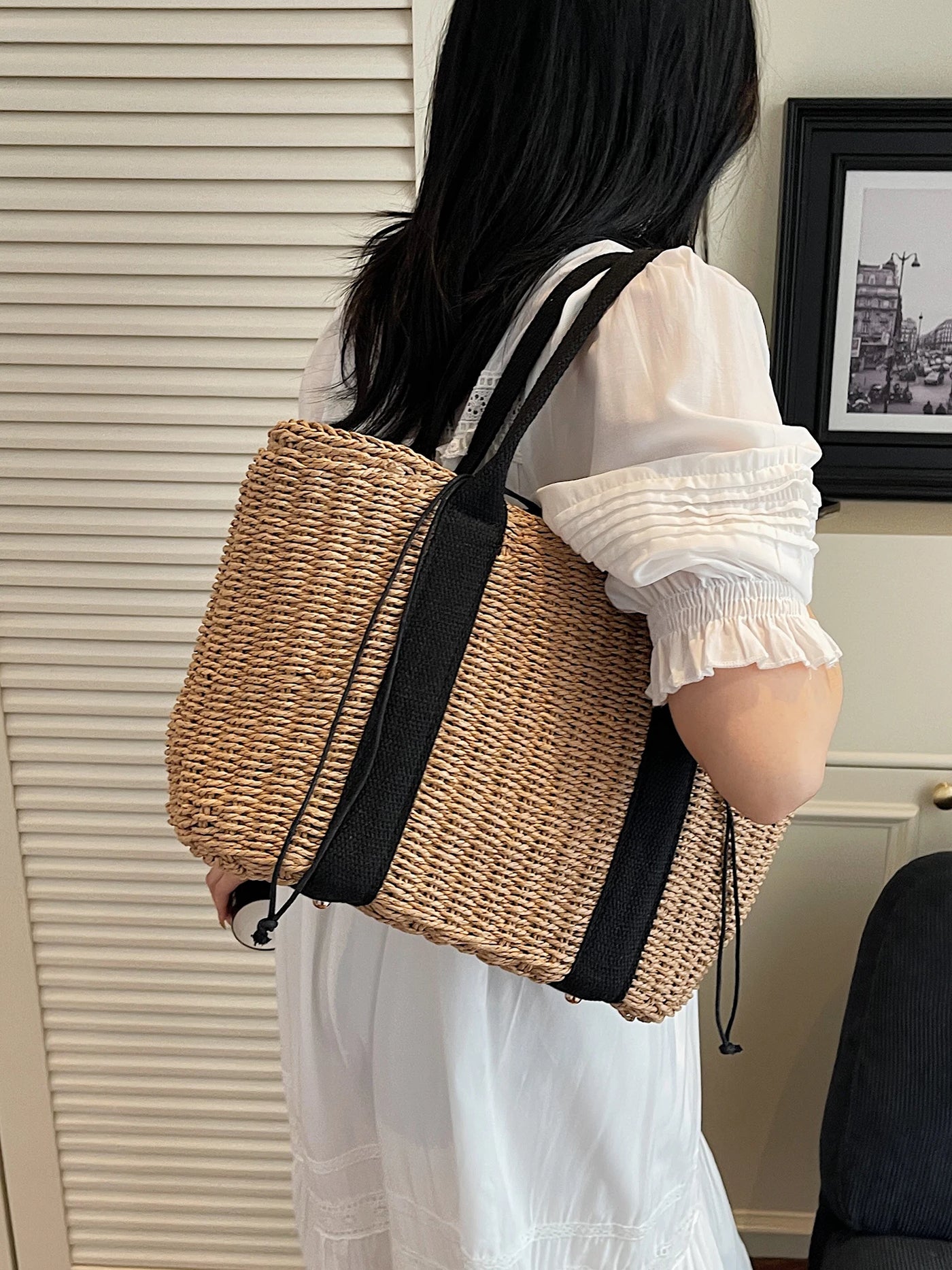 Gassin - Straw Beach Tote