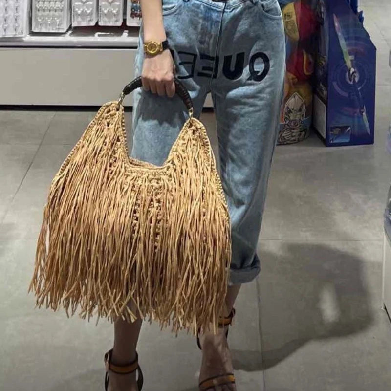 Rovinj - Straw Shoulder Bag