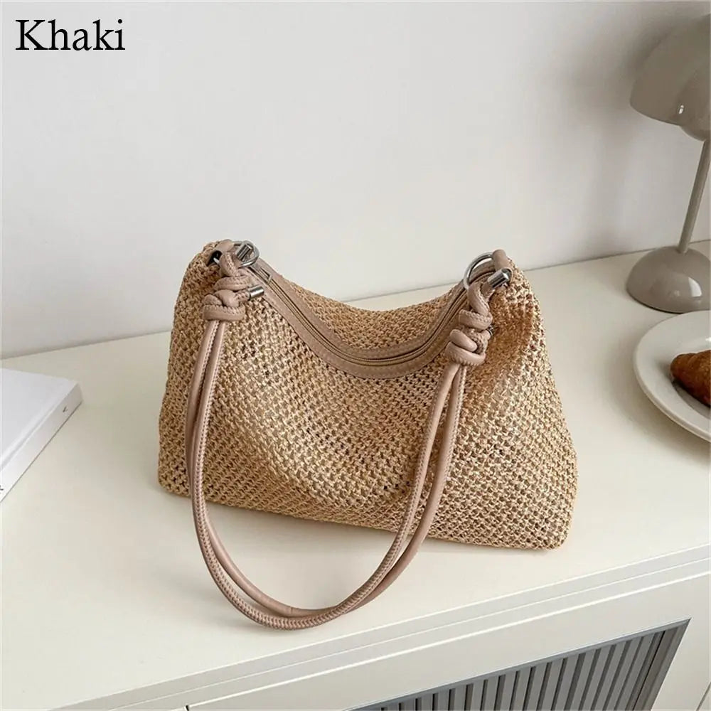 Lindos - Rattan Shoulder Bag