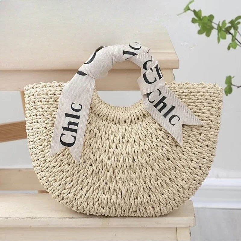 Naousa - Straw Crossbody Bag