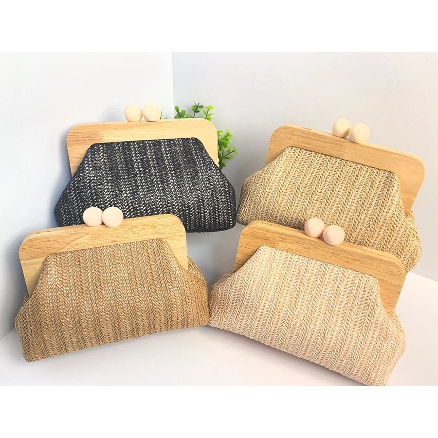 Kefalonia - Straw Clutch