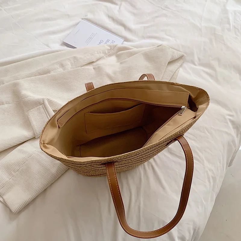 Kardamyli - Straw Beach Tote