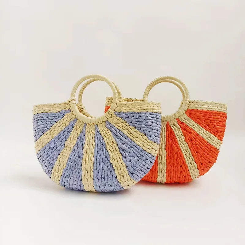 Tossa - Round Straw Bag