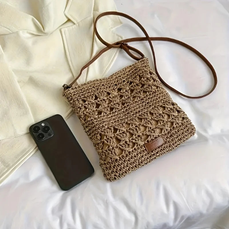 Sintra - Straw Crossbody Bag