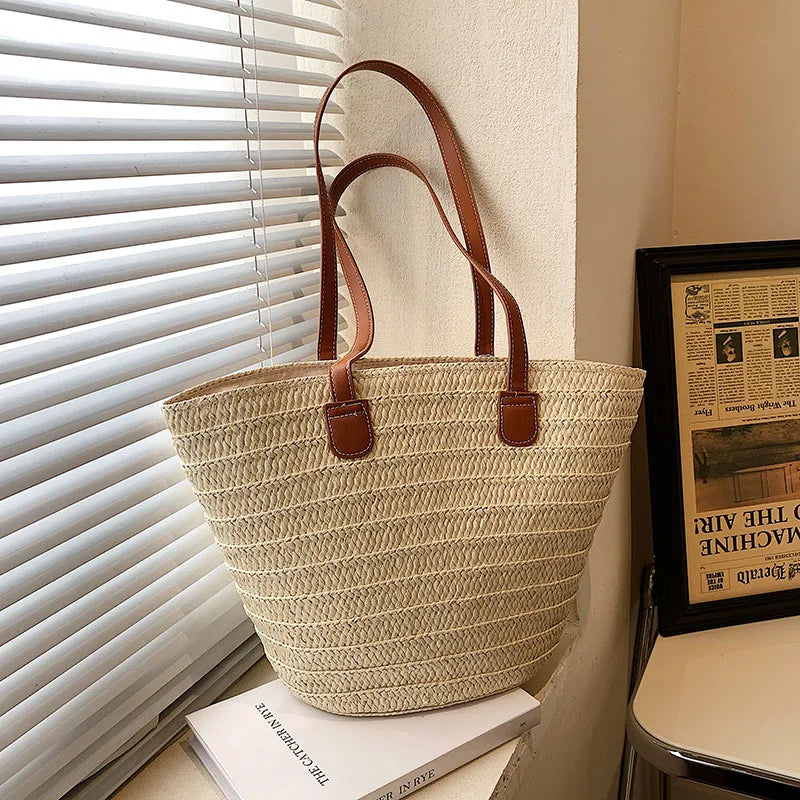 Kardamyli - Straw Beach Tote