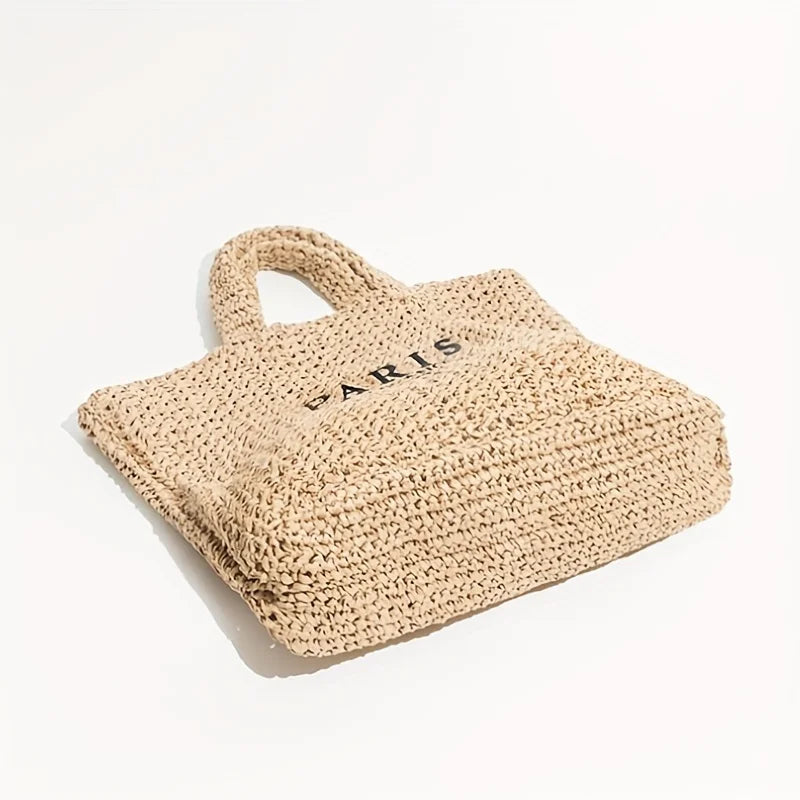 Monopoli - Straw Beach Tote