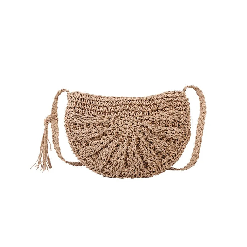 Bordighera - Rattan Crossbody Bag