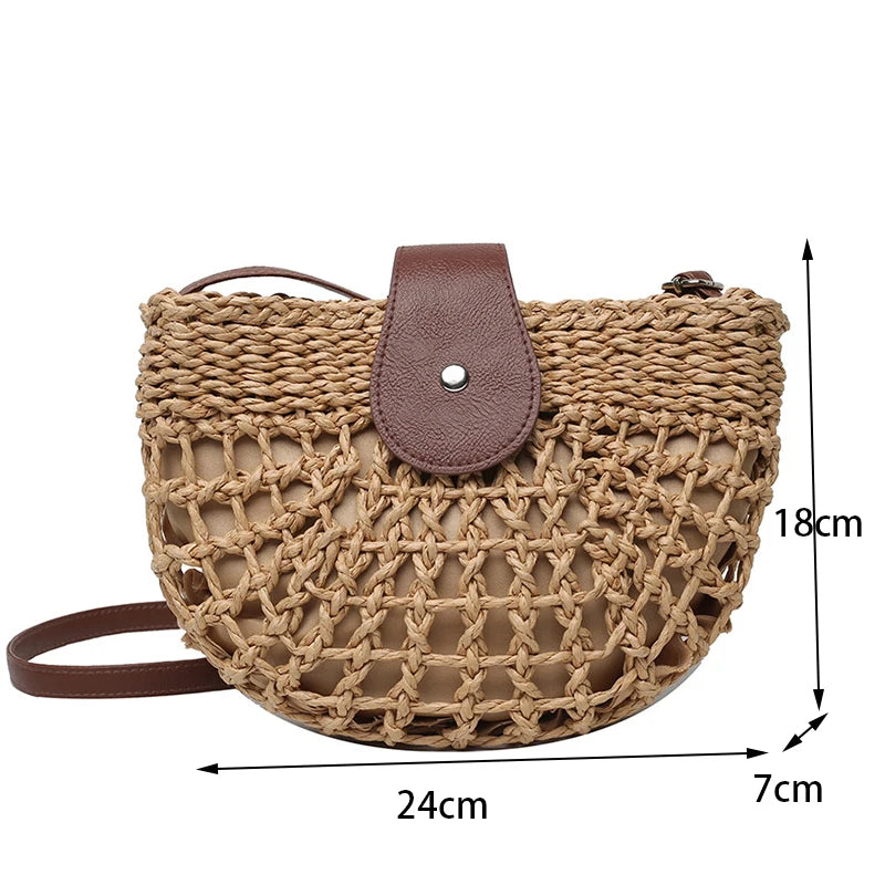 Vis - Rattan Crossbody Bag