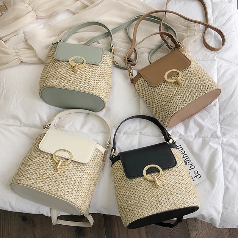 Caprera - Rattan Crossbody Bag