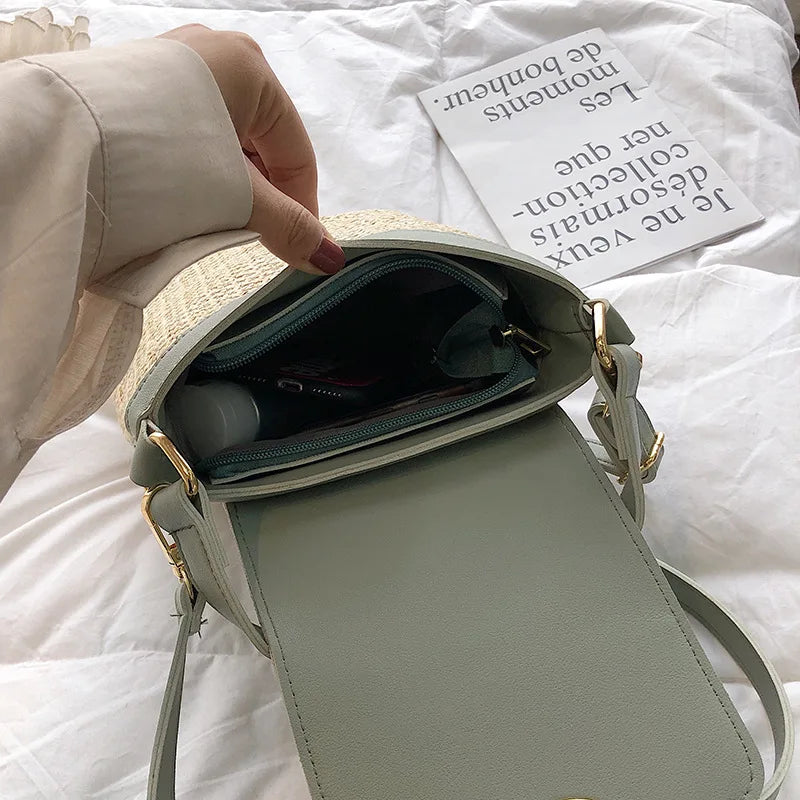 Caprera - Rattan Crossbody Bag