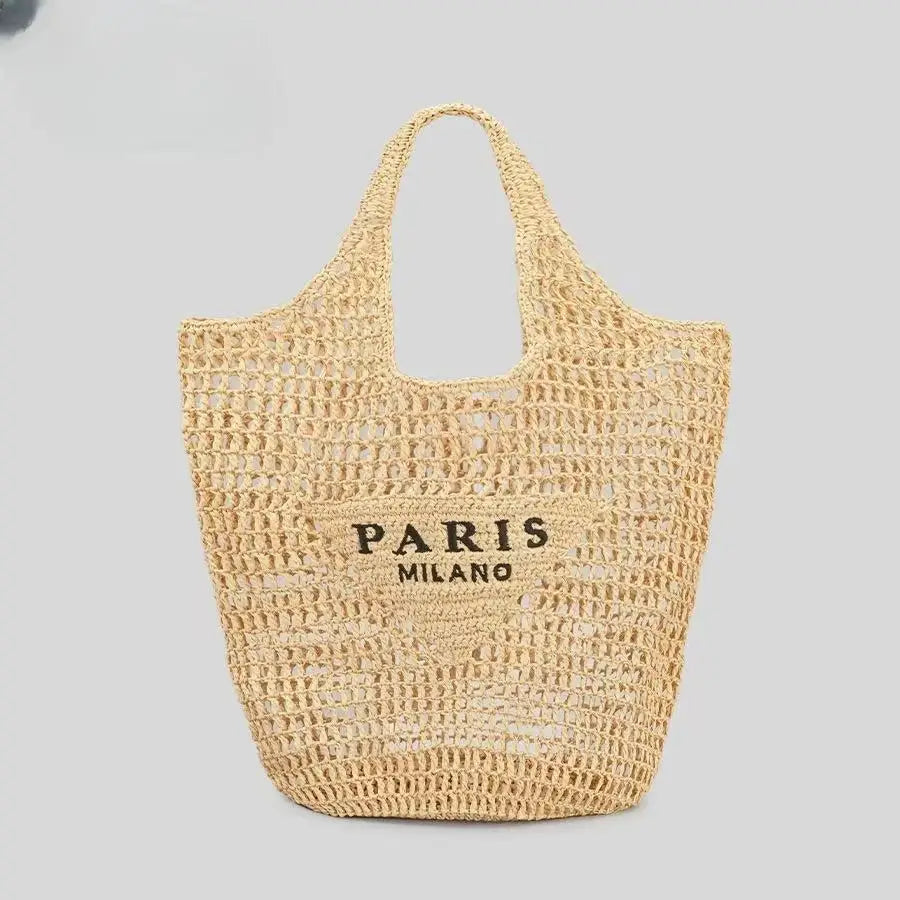 Portovenere - Straw Tote Bag