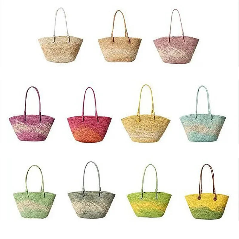 Pizzo - Straw Bucket Bag