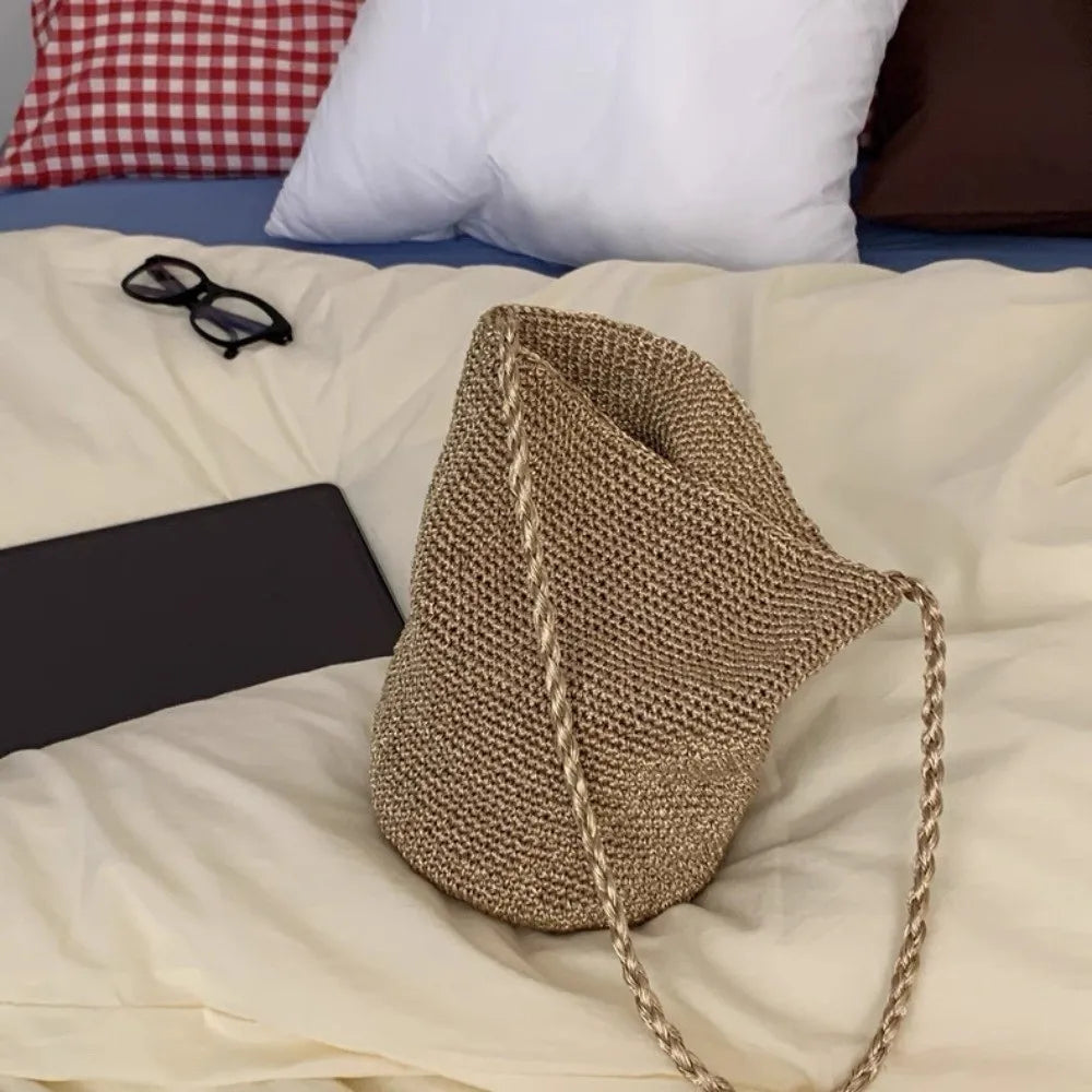 Cascais - Straw Bucket Bag
