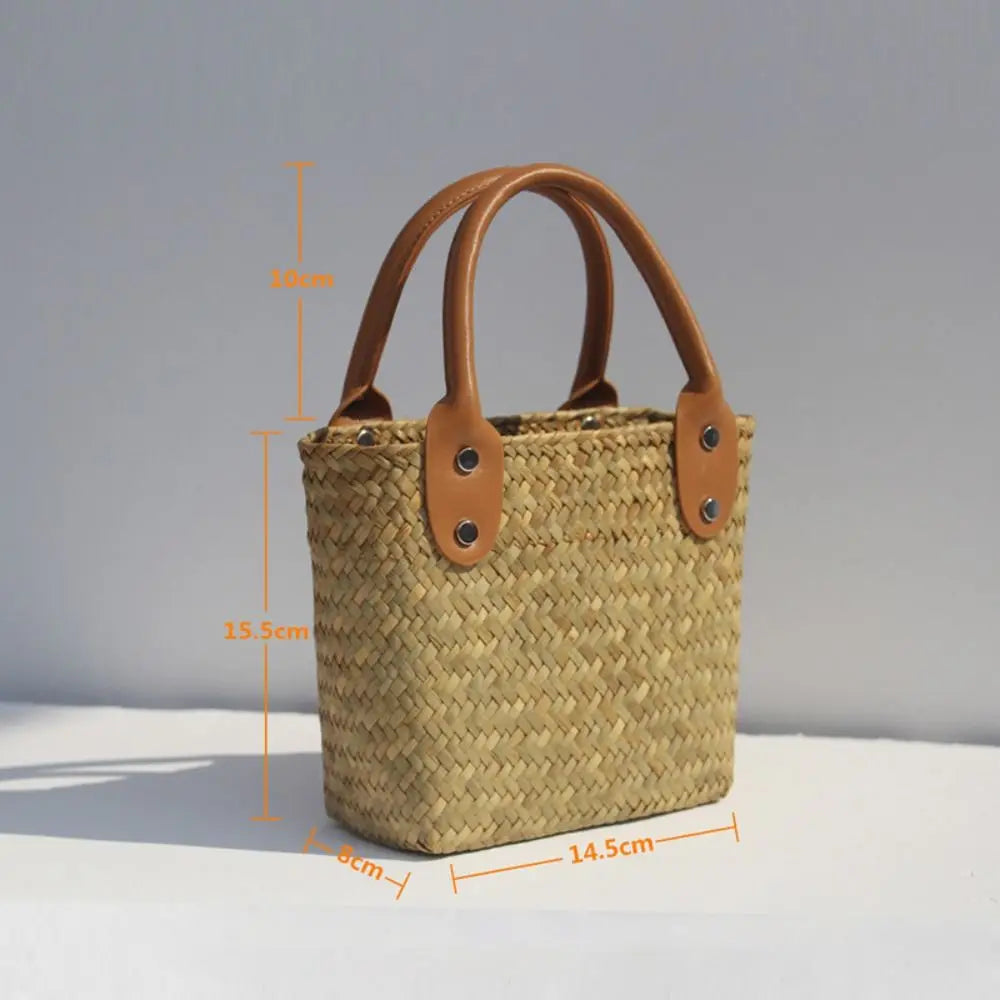 Begur - Rattan Bucket Bag