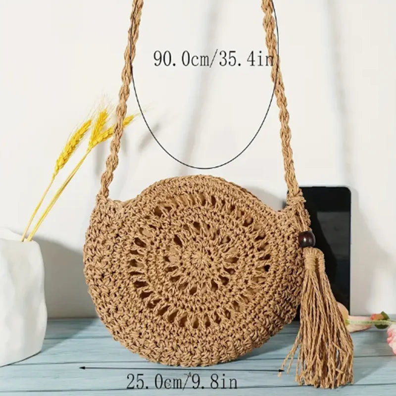 Nazare - Straw Crossbody Bag